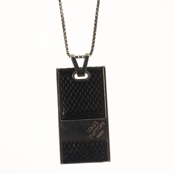 LOUIS VUITTON Damier Graphite Pandantif Soho Necklace - Picture 3 of 15